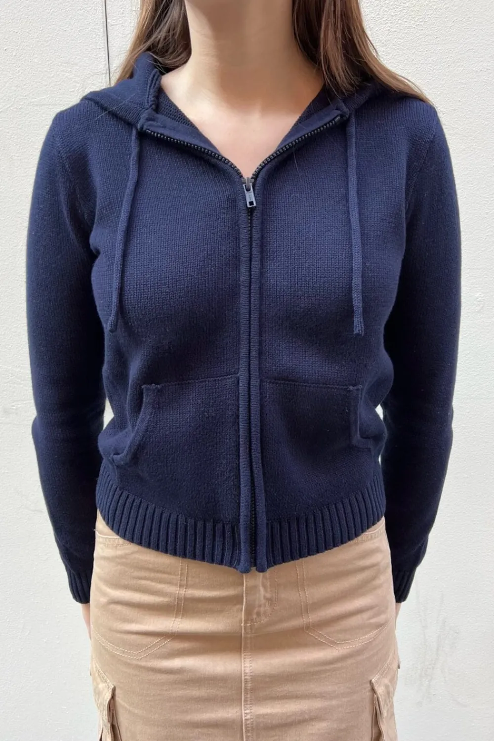 Clearance Alana Zip-Up Sweater Cotton