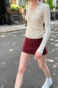 Sale Ann Wool V-Neck Sweater Wool