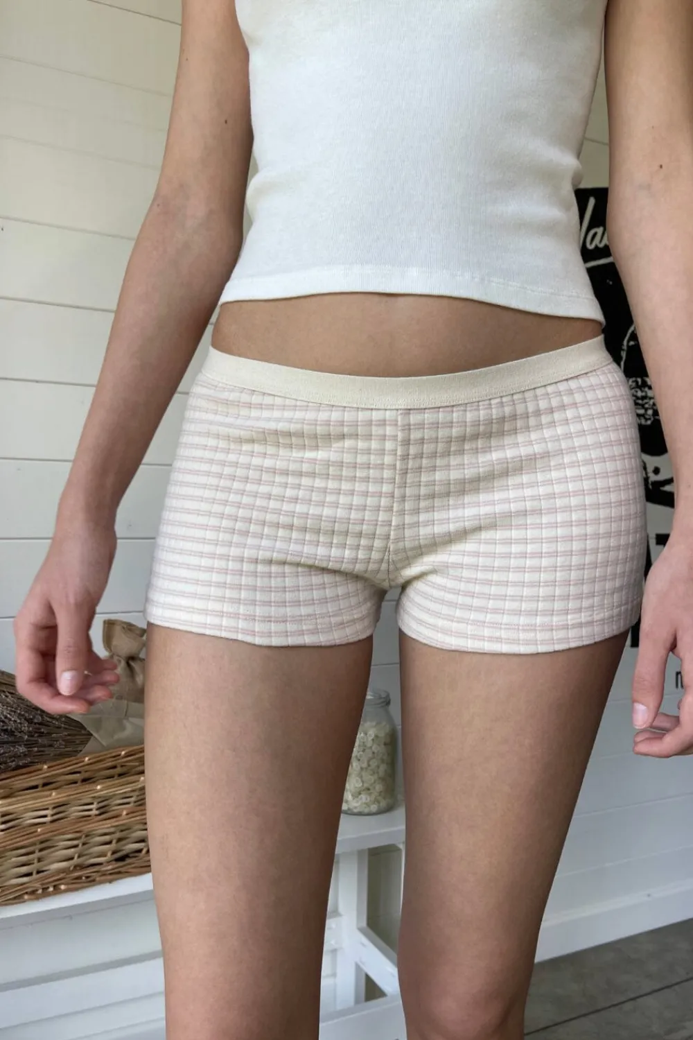 Clearance Boy Short Thick Ribbed Striped Underwear Intimates