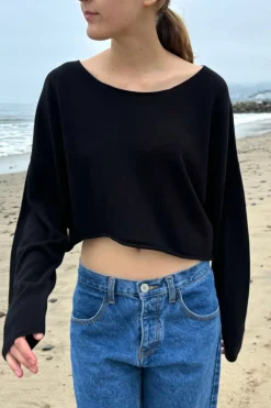 Best Cameron Cropped Sweater Cotton