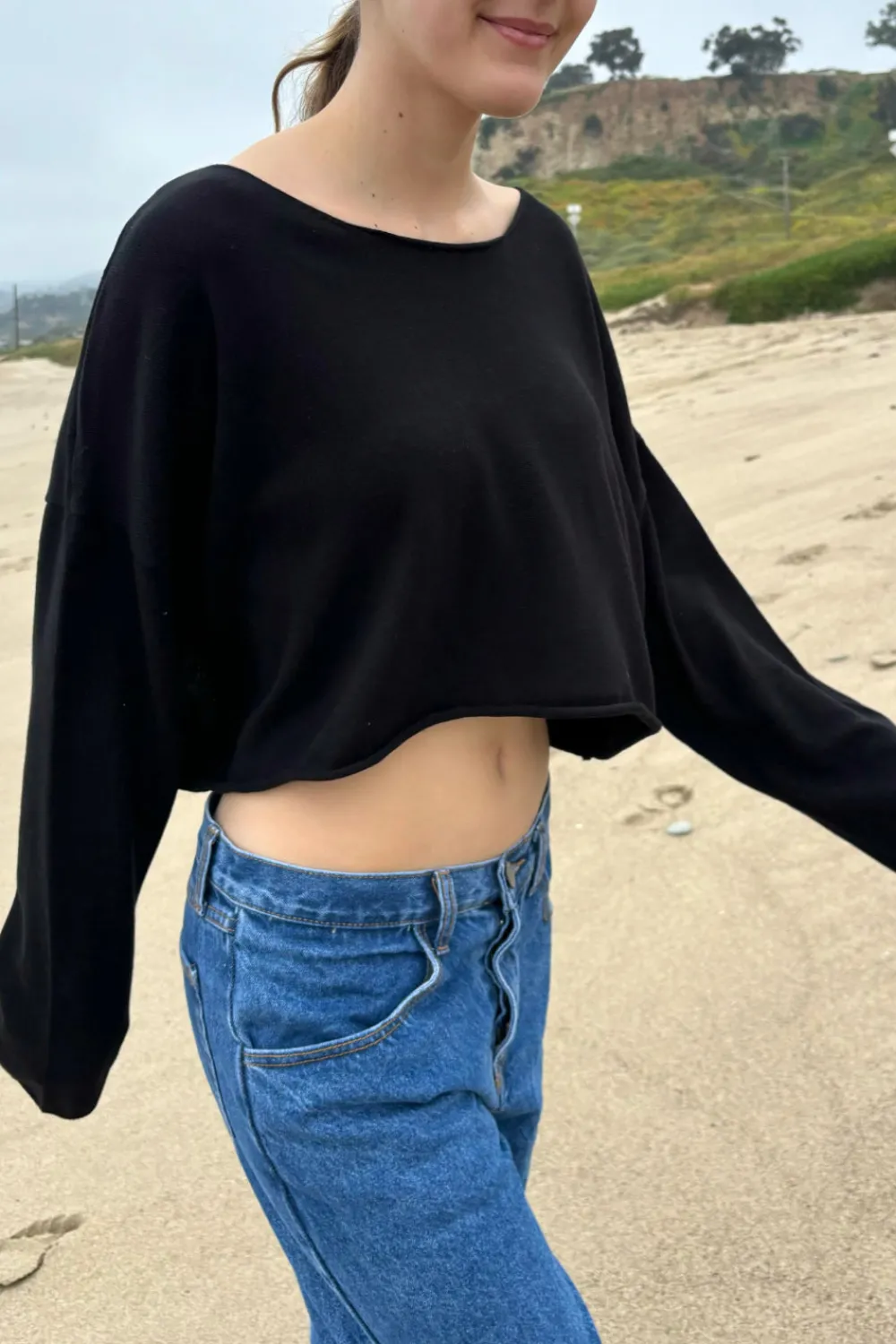 Best Cameron Cropped Sweater Cotton