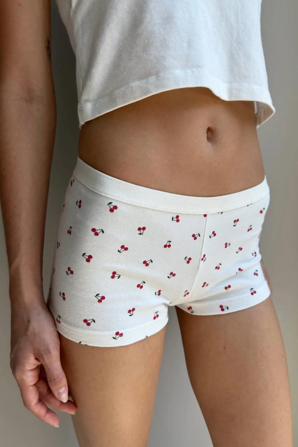 Online Cherry Boxer Underwear Intimates Set|Intimates