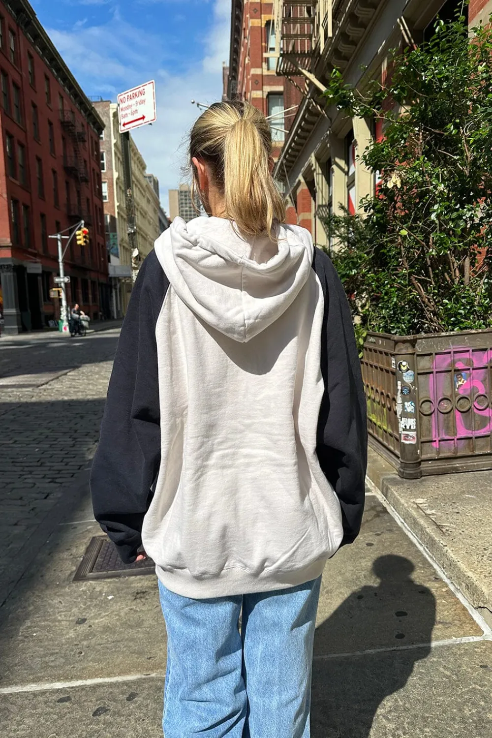 Clearance Christy Color Block Hoodie Sweatpants & Sweatshirts