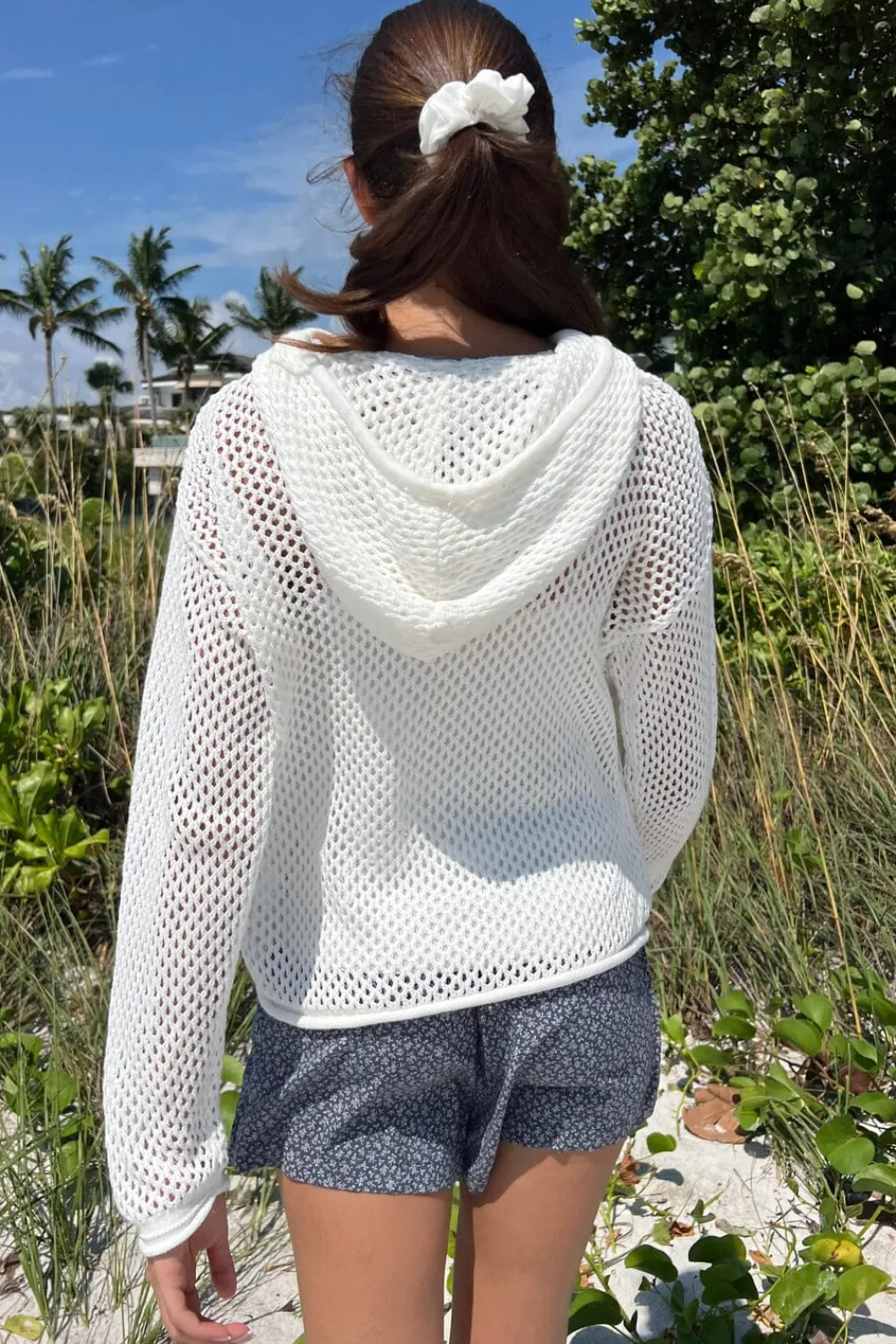 Sale Christy Net Hoodie Cotton