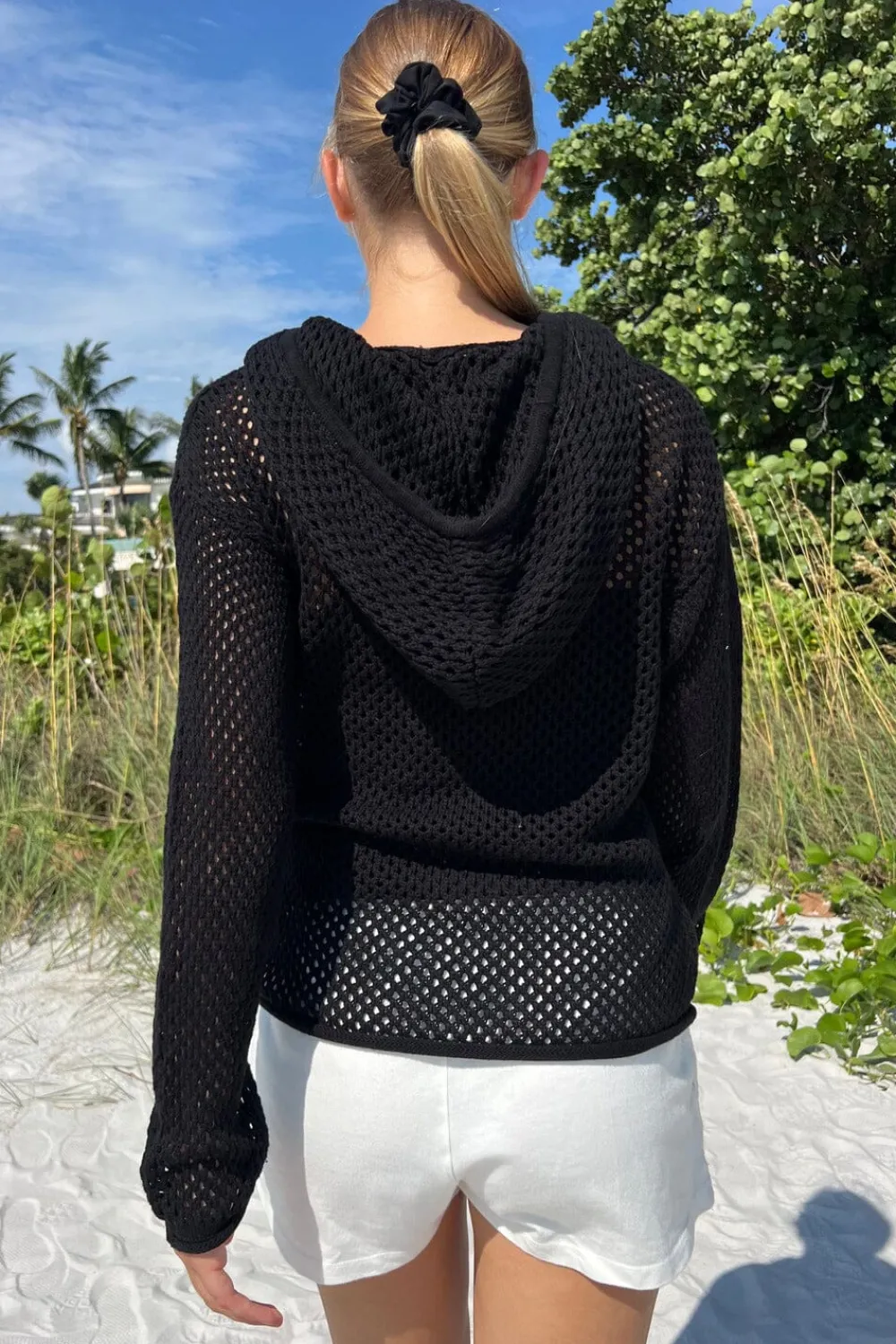 Sale Christy Net Hoodie Cotton