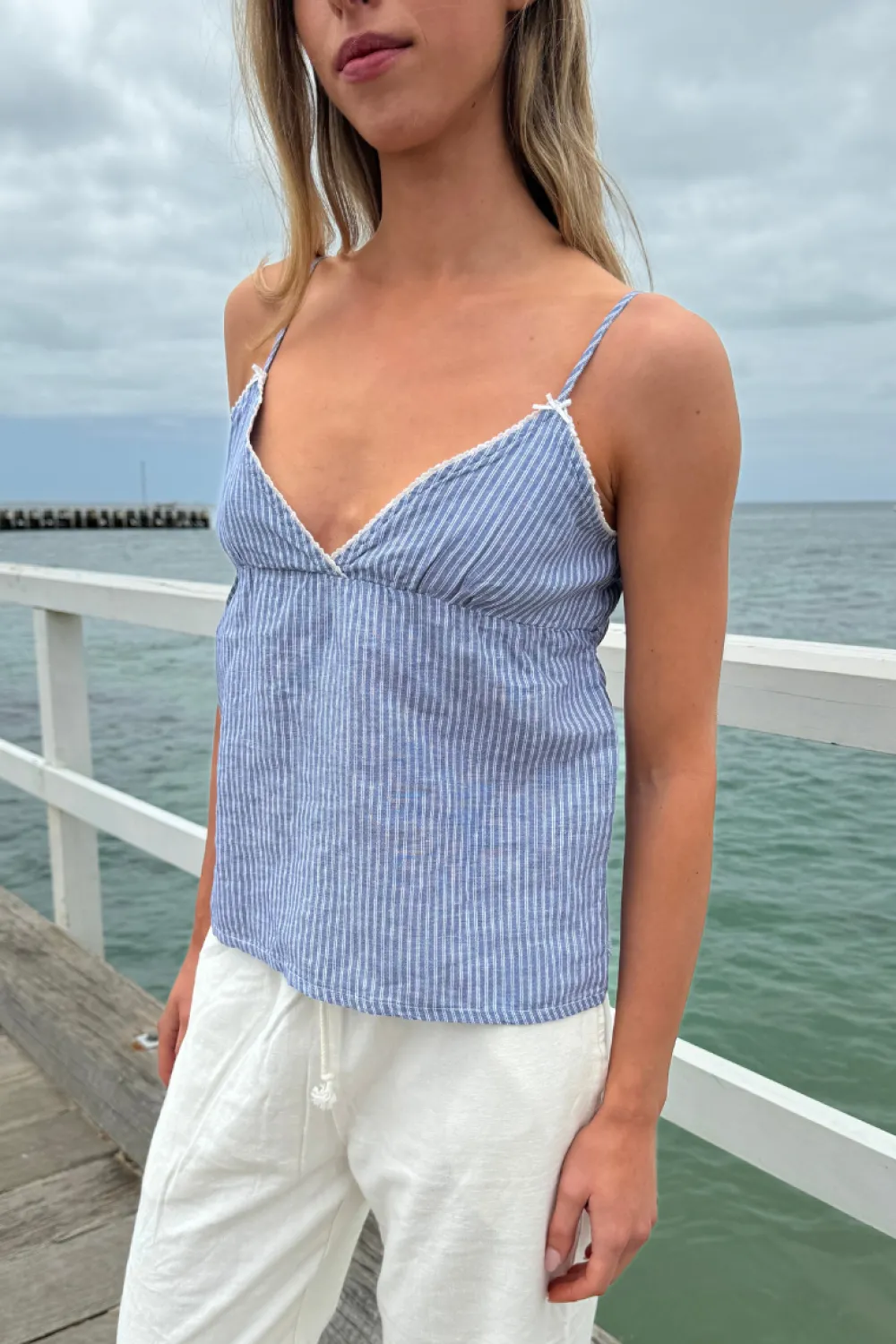 Clearance Edith Striped Tank Stripes