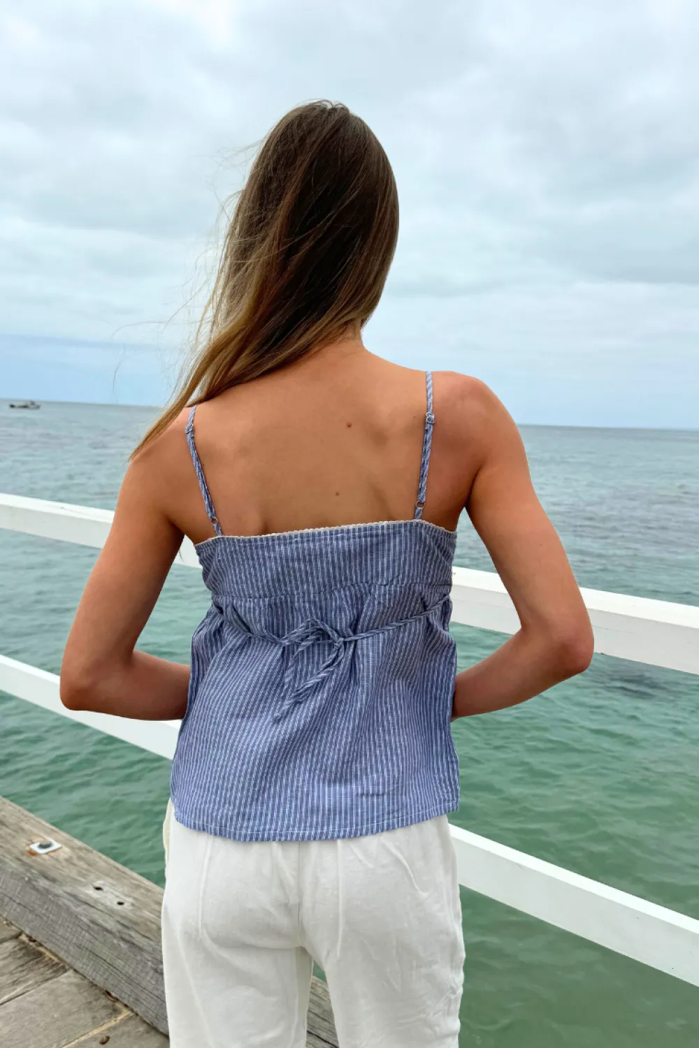 Clearance Edith Striped Tank Stripes