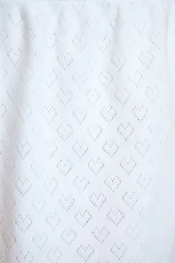 Discount Emery Eyelet Hearts Sweatshorts Whites