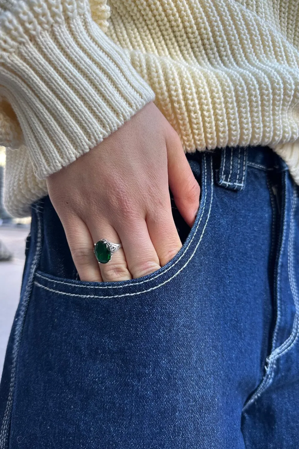 Faux Gemstone Ring Jewelry