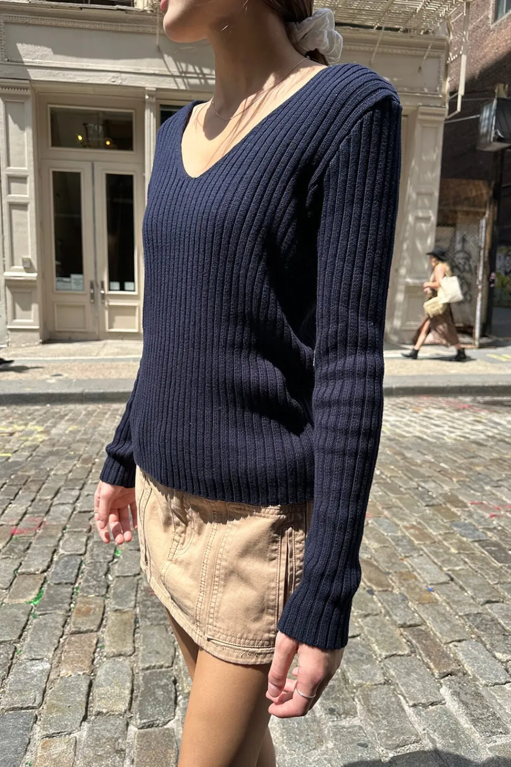 Clearance Grace V-Neck Sweater Cotton