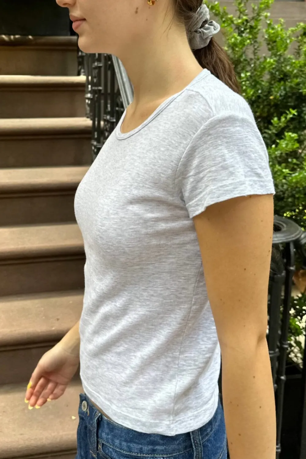 Discount Hailie Basic Top Short Sleeves