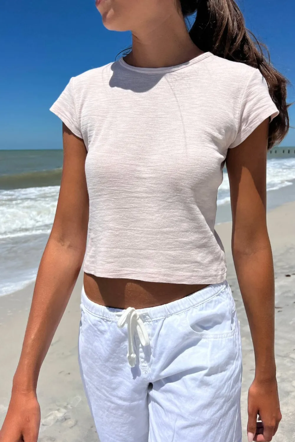 Discount Hailie Basic Top Short Sleeves