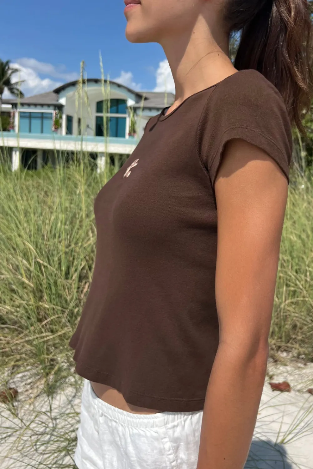 Clearance Hailie Teddy Bear Top Short Sleeves
