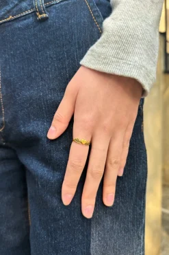 Hot Heart Angel Wings Ring Jewelry