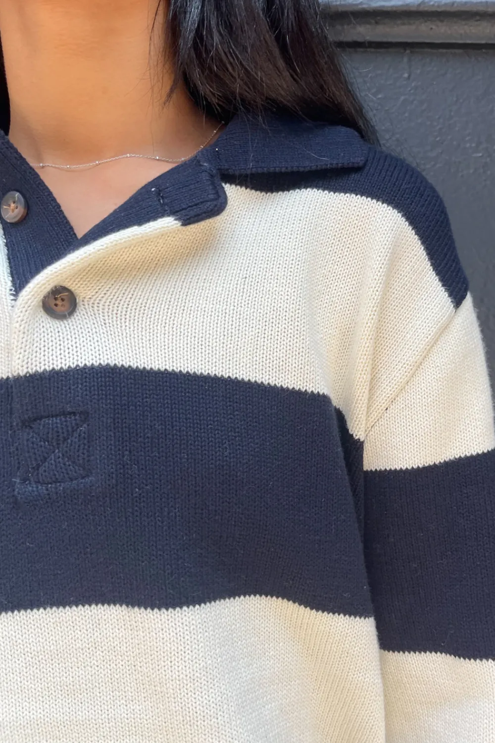 Clearance Katiana Striped Sweater Cotton