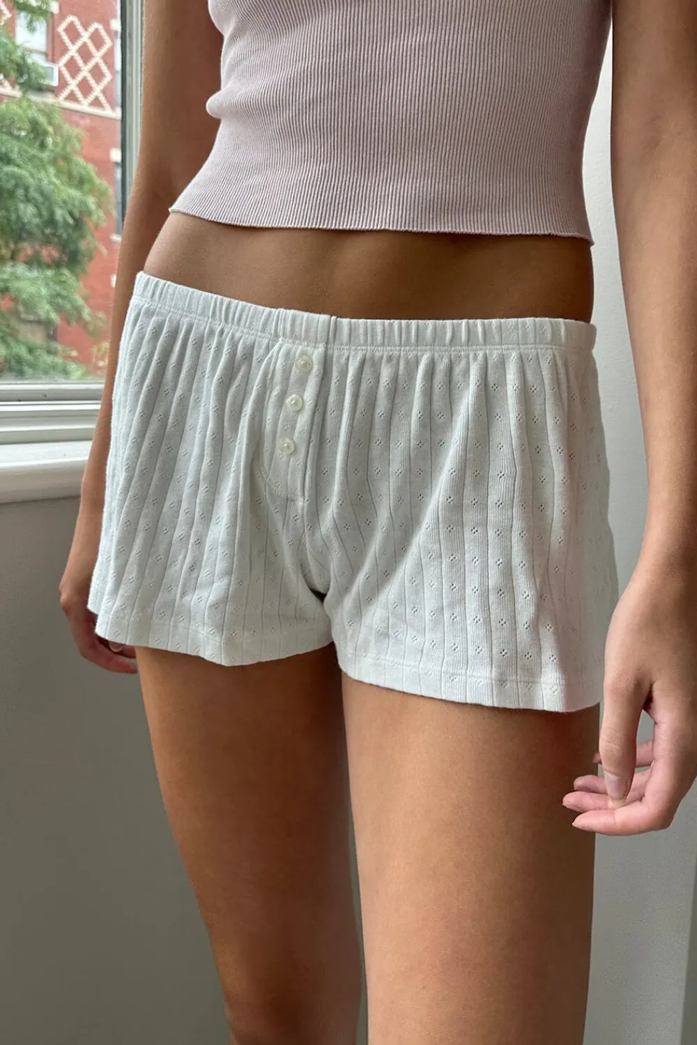Clearance Keira Eyelet Sweatshorts Matching Activewear|Shorts & Skirts