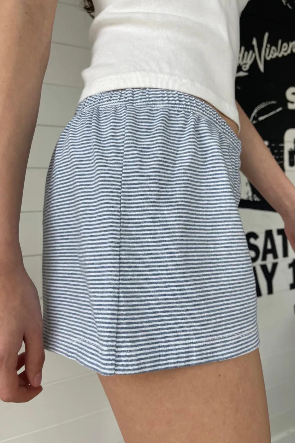 Clearance Keira Striped Sweatshorts Stripes|Shorts & Skirts