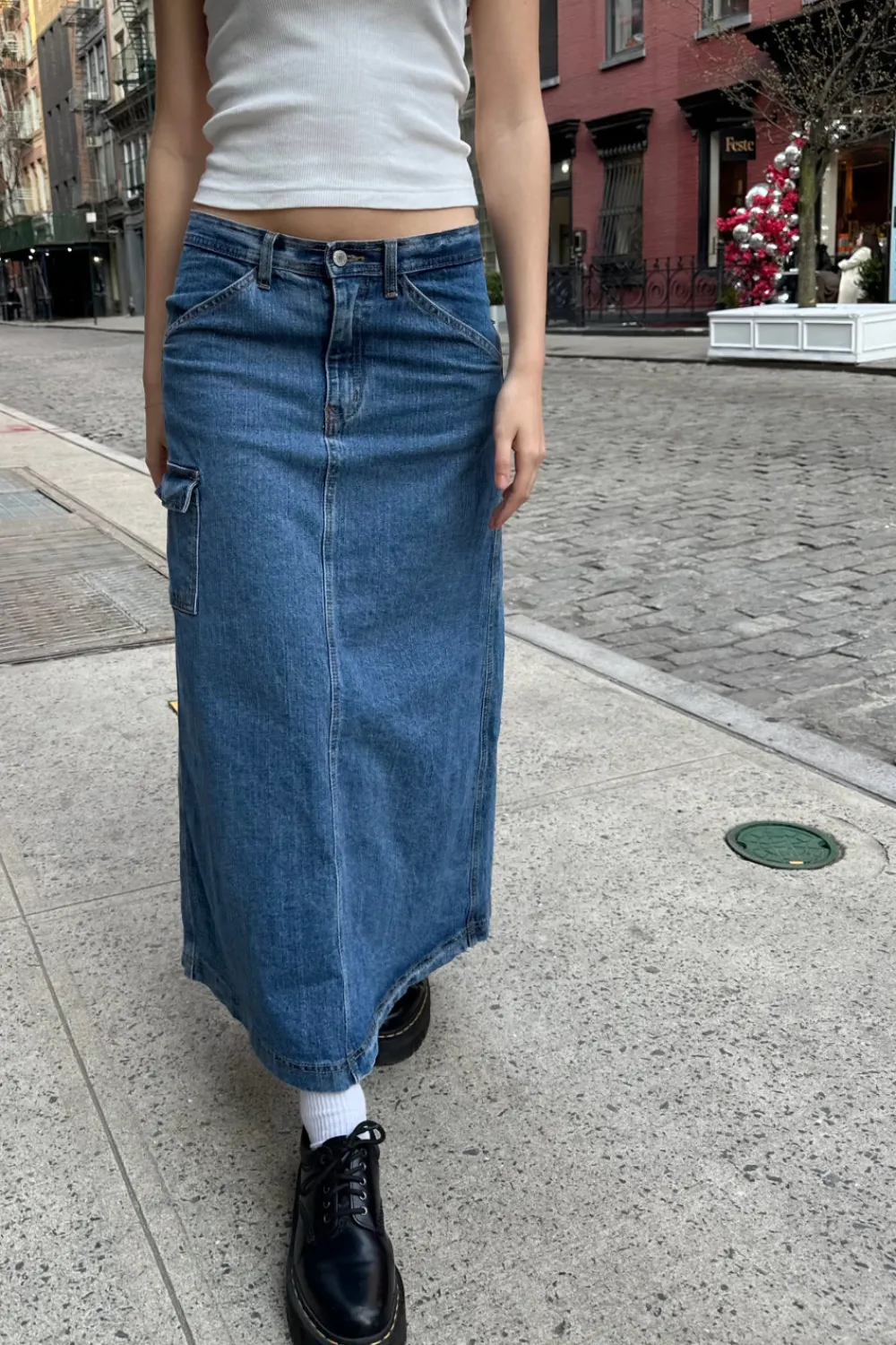 Clearance Kenzie 90's Denim Skirt Shorts & Skirts|Jeans