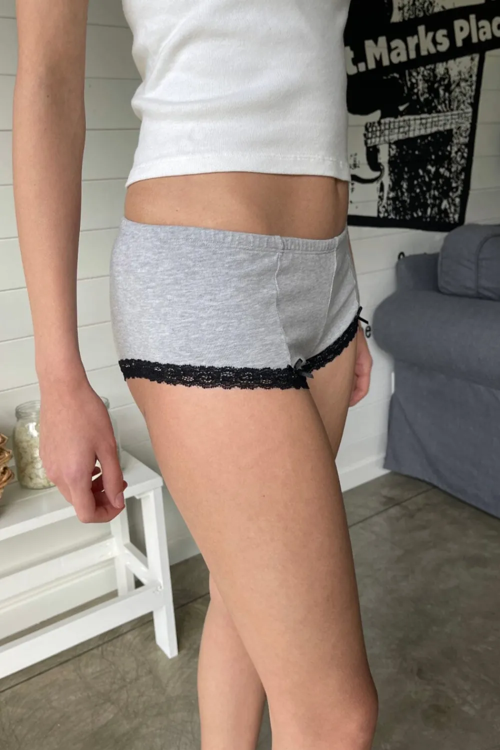 Hot Lace Hipster Underwear Intimates