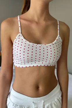 Laney Hearts Bra Top Intimates Set|Intimates