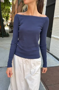 Online Larissa Long Sleeve Top Off The Shoulder|Long Sleeves