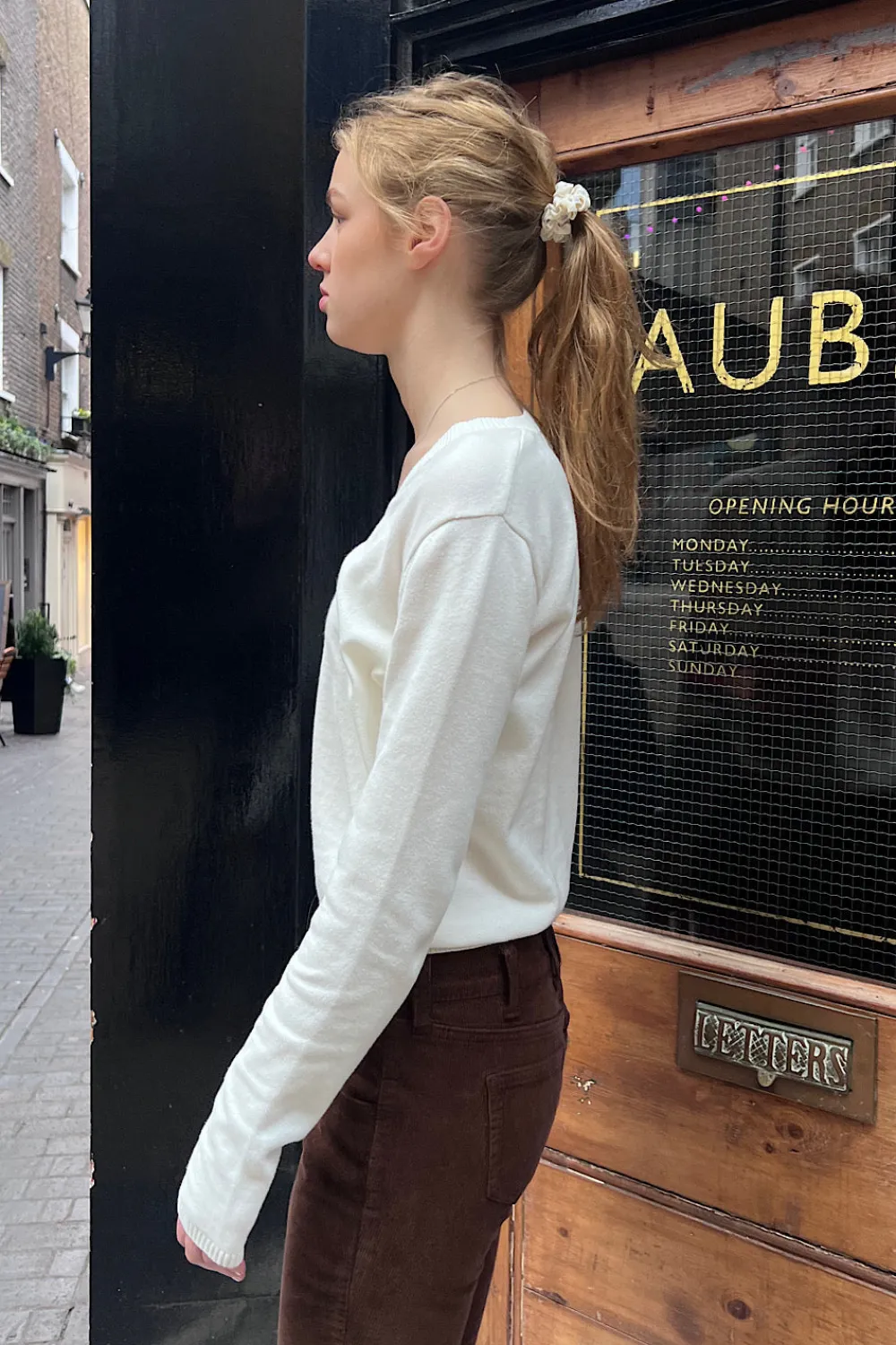 Sale Mollie V-Neck Sweater Cotton