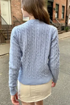Outlet Olsen Wool Cable Knit Cardigan Cardigans|Wool