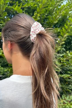 Online Red Heart Scrunchie Hair Accessories