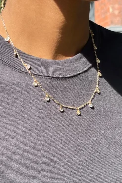 Rhinestone Necklace Jewelry