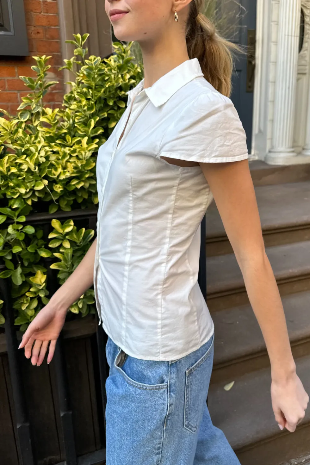 Discount Rue Top Short Sleeves
