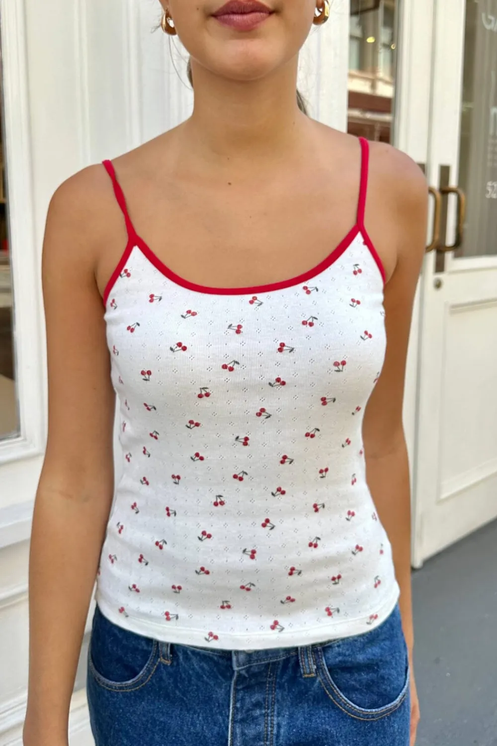 Discount Skylar Pointelle Cherry Tank Tubes & Tanks|Intimates Set