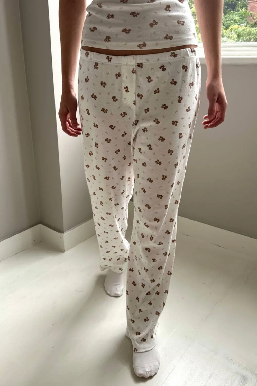 Outlet Teddy Sweatpants Intimates Set|Pajamas