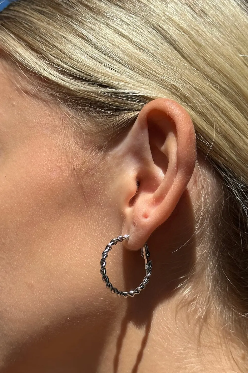 Sale Twisted Hoop Earrings Jewelry