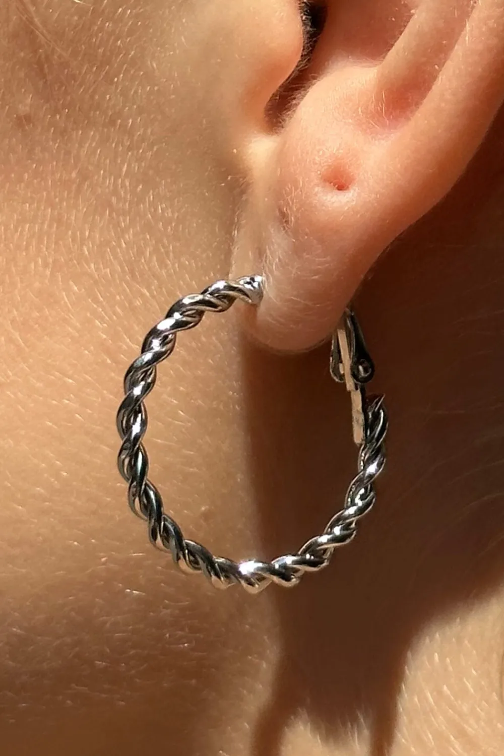 Sale Twisted Hoop Earrings Jewelry