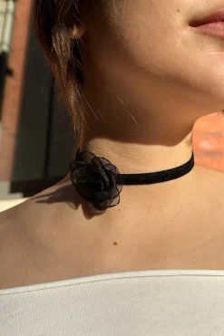 Online Velvet Rose Choker Jewelry